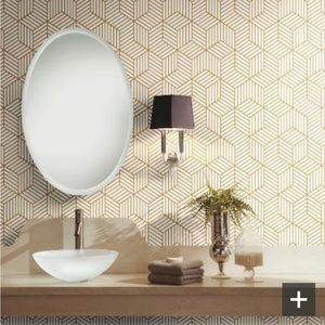 RoomMates Striped Hexagon Peel and Stick Wallpaper
NWT